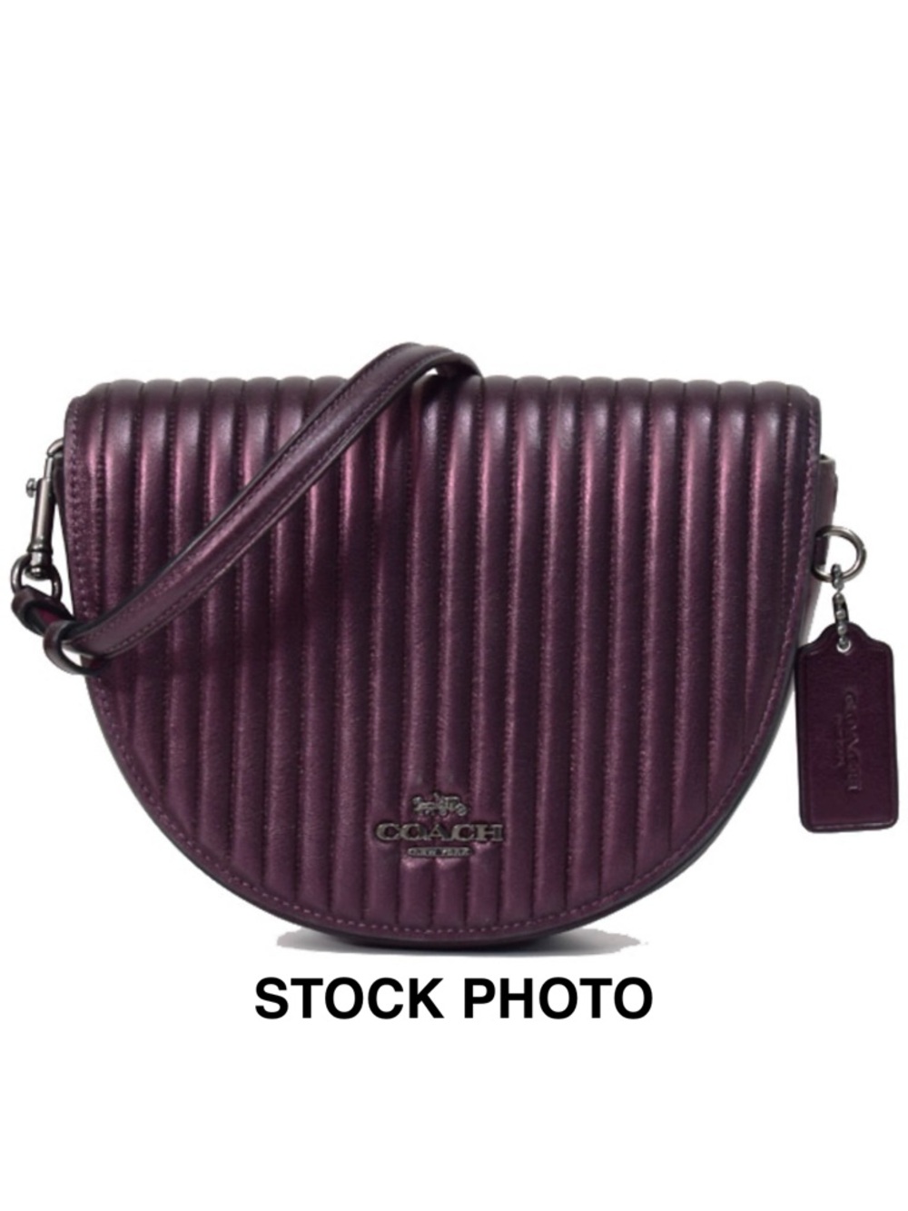 COACH Ellen Crossbody Nappa Leather w/ Linear Quilting - Picture 13 of 13